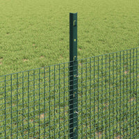 Recinzione con pali. Verde 0.5 x 50 m Acciaio 3336502