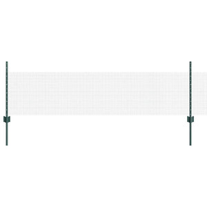 Recinzione con pali. Verde 0.5 x 50 m Acciaio 3336503