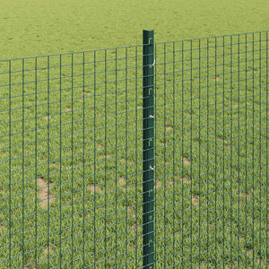 Recinzione con pali. Verde 1 x 50 m Acciaio 3336516