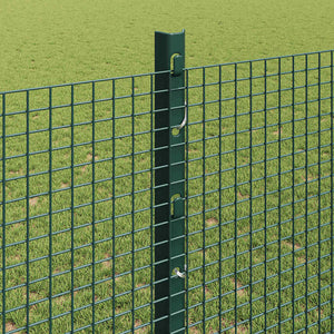 Recinzione con pali. Verde 1.2 x 50 m Acciaio 3336518