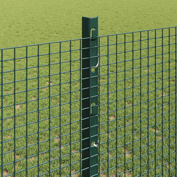 Recinzione con pali. Verde 1.2 x 50 m Acciaio 3336518