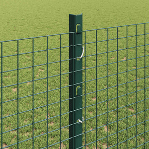 Recinzione con pali. Verde 1.2 x 50 m Acciaio 3336520
