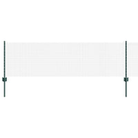 Recinzione con pali. Verde 0.6 x 100 m Acciaio 3336537