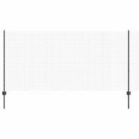 Recinzione con pali. Grigio 1.2 x 10 m Acciaio 3336569