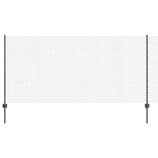 Recinzione con pali. Grigio 1.2 x 50 m Acciaio 3336637