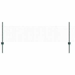 Recinzione con pali. Verde 0.5 x 50 m Acciaio 3336741