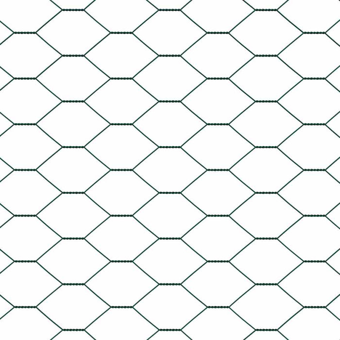 Recinzione con pali. Verde 1.6 x 100 m Acciaio 3336804