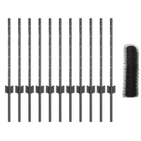 Recinzione con pali. Grigio 0.6 x 25 m Acciaio 3336852