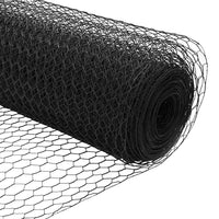 Recinzione con pali. Grigio 0.8 x 25 m Acciaio 3336853