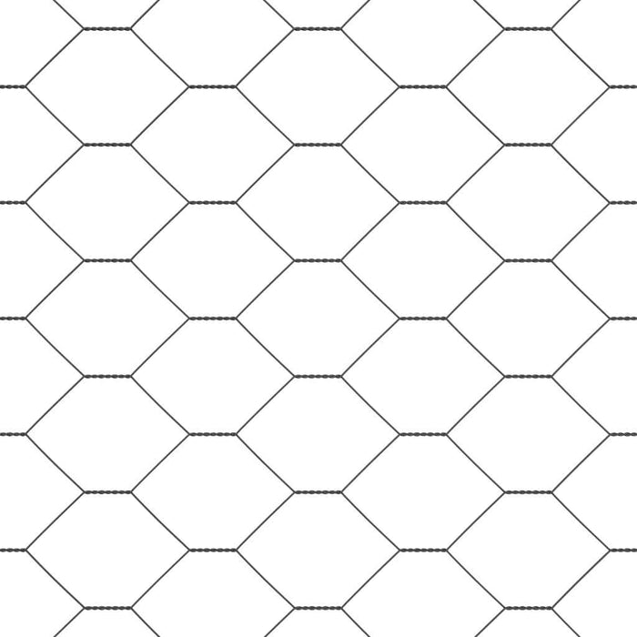 Recinzione con pali. Grigio 1.4 x 50 m Acciaio 3336903