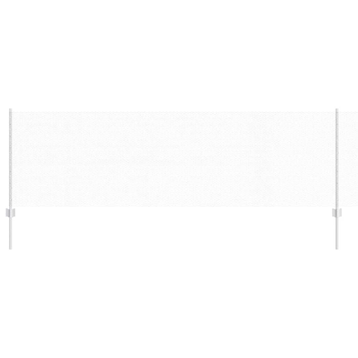 Recinzione con pali. Argento 0.8 x 10 m Acciaio 3336958