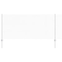 Recinzione con pali. Argento 1 x 10 m Acciaio 3336962