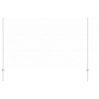 Recinzione con pali. Argento 1.4 x 10 m Acciaio 3336973