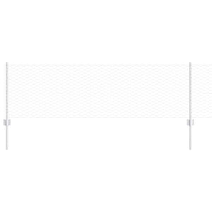 Recinzione con pali. Argento 0.6 x 25 m Acciaio 3336992