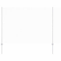 Recinzione con pali. Argento 1.5 x 25 m Acciaio 3337011