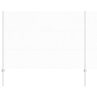 Recinzione con pali. Argento 1.5 x 25 m Acciaio 3337012