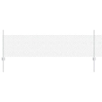 Recinzione con pali. Argento 0.5 x 50 m Acciaio 3337023