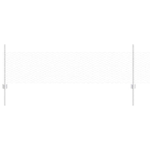 Recinzione con pali. Argento 0.5 x 50 m Acciaio 3337024