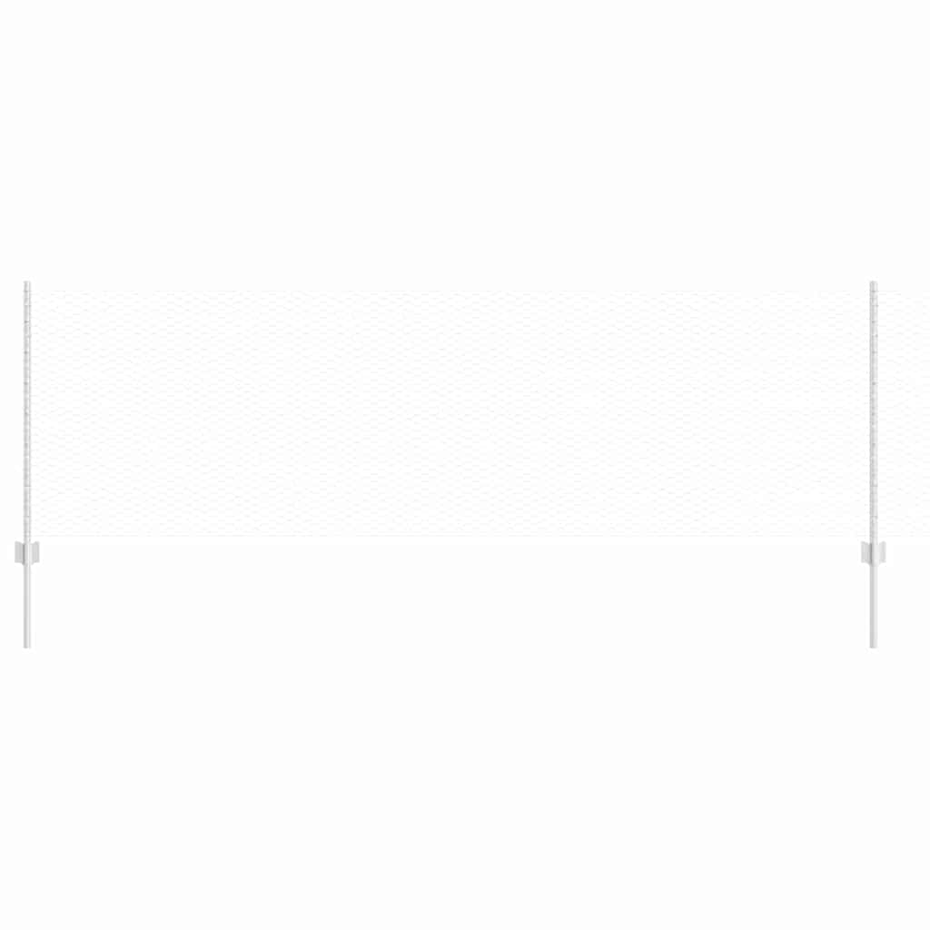 Recinzione con pali. Argento 0.8 x 50 m Acciaio 3337031