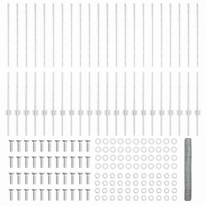 Recinzione con pali. Argento 1.2 x 50 m Acciaio 3337041