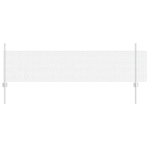 Recinzione con pali. Argento 0.5 x 100 m Acciaio 3337059