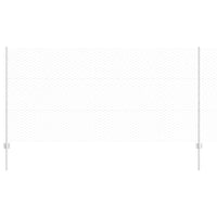 Recinzione con pali. Argento 1.2 x 100 m Acciaio 3337075