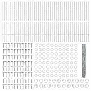 Recinzione con pali. Argento 1.2 x 100 m Acciaio 3337075