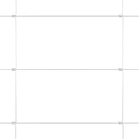 Recinzione con pali. Argento 1 x 25 m Acciaio 3337119