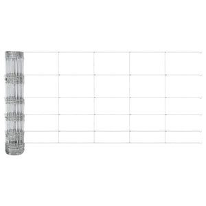 Recinzione con pali. Argento 0.8 x 50 m Acciaio 3337143