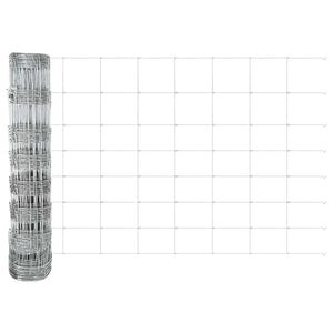 Recinzione con pali. Argento 0.8 x 50 m Acciaio 3337144