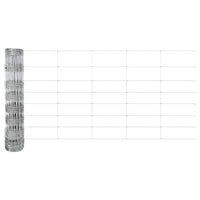 Recinzione con pali. Argento 0.8 x 50 m Acciaio 3337145