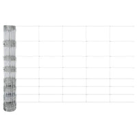 Recinzione con pali. Argento 1 x 50 m Acciaio 3337147