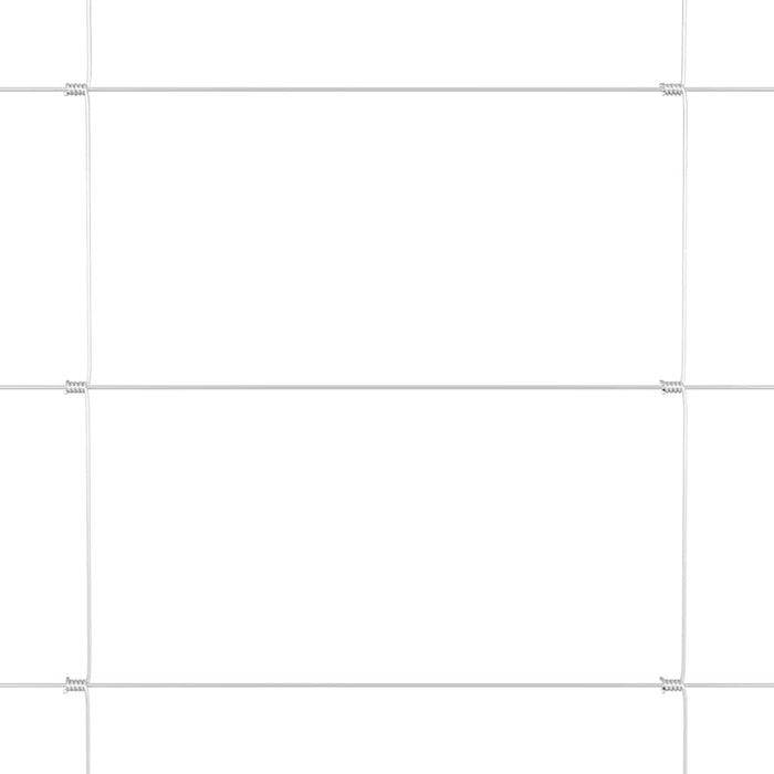 Recinzione con pali. Argento 1 x 50 m Acciaio 3337149