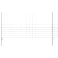 Recinzione con pali. Argento 1.2 x 50 m Acciaio 3337150