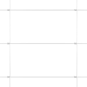 Recinzione con pali. Argento 1.5 x 50 m Acciaio 3337162