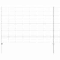 Recinzione con pali. Argento 1.5 x 50 m Acciaio 3337162