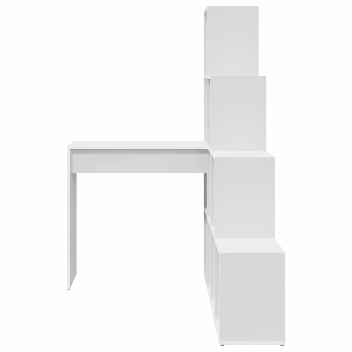 vidaXL Scrivania ad angolo Bianco 101,5 x 149,5 x 149,5 cm