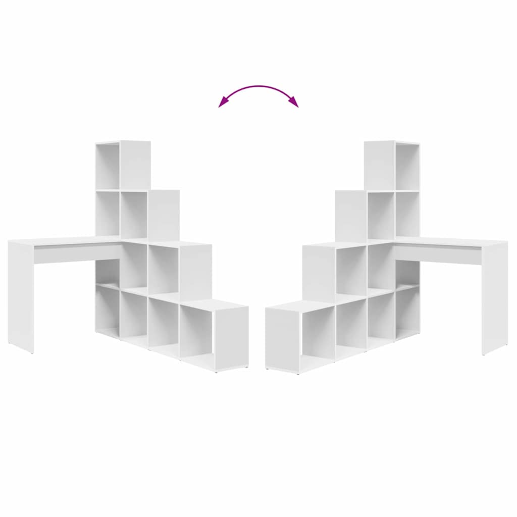 Scrivania ad angolo Bianco 101,5 x 149,5 x 149,5 cm 3337241