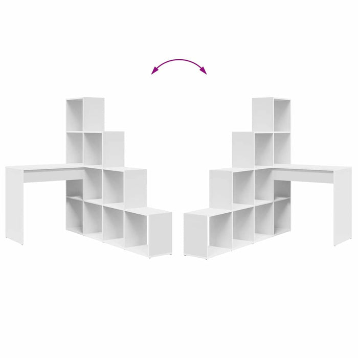 Scrivania ad angolo Bianco 101,5 x 149,5 x 149,5 cm 3337241