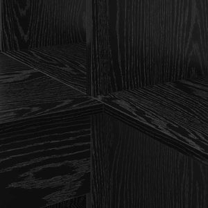 vidaXL Scrivania ad angolo Rovere nero 101,5 x 149,5 x 149,5 cm