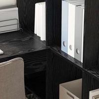 Scrivania ad angolo Rovere nero 101,5 x 149,5 x 149,5 cm 3337242