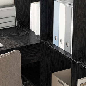 Scrivania ad angolo Rovere nero 101,5 x 149,5 x 149,5 cm 3337242