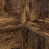 vidaXL Scrivania ad angolo Rovere fumo 101,5 x 149,5 x 149,5 cm