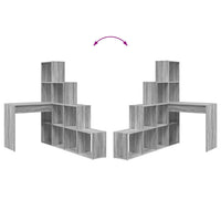 Scrivania ad angolo Grigio sonoma 101,5 x 149,5 x 149,5 cm 3337246