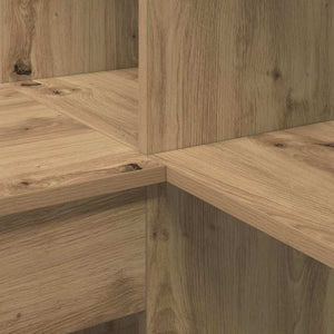 vidaXL Scrivania ad angolo rovere artigianale 101,5 x 149,5 x 149,5 cm