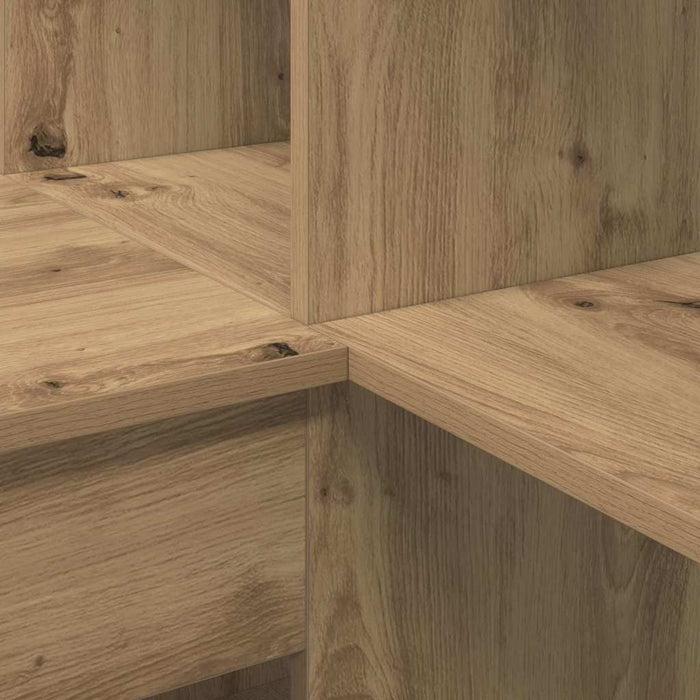 vidaXL Scrivania ad angolo rovere artigianale 101,5 x 149,5 x 149,5 cm