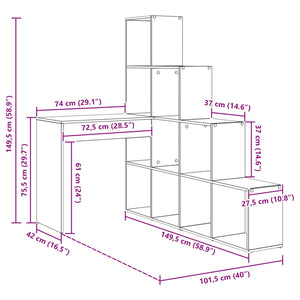 Scrivania ad angolo Rovere artigianale 101,5 x 149,5 x 149,5 cm 3337248