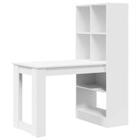 vidaXL Scrivania Bianco 122 x 67 x 145 cm Legno multistrato