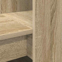 vidaXL Scrivania rovere sonoma 122 x 67 x 145 cm Legno multistrato