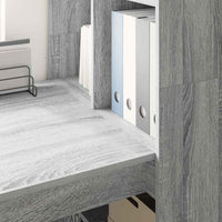 Scrivania Grigio Sonoma 122 x 67 x 145 cm Legno multistrato 3337262